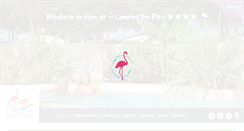 Desktop Screenshot of campingbonport.com